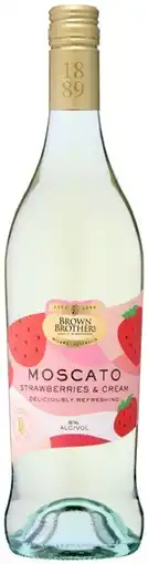Coles Brown Brothers Moscato Strawberries & Cream offer