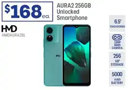 Officeworks Aura2 dual-sim 4g 256gb offer