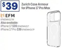 Officeworks Efm zurich case armour iphone 17 pro max offer