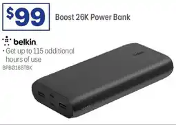 Officeworks Boost 26k power bank offer