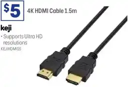 Officeworks 4k hdmi cable offer