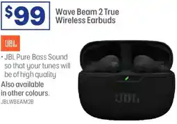 Officeworks Wave beam 2 true wireless earbuds offer
