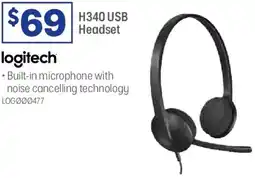 Officeworks H340 usb headset offer