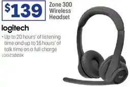 Officeworks Zone 300 wireless headset offer