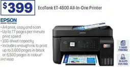 Officeworks Ecotank et-4800 offer