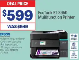 Officeworks Ecotank et-3950 offer