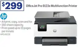 Officeworks Officejet pro 9122e multifunction printer offer