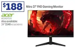 Officeworks Acer nitro 27 fhd gaming monitor offer