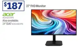 Officeworks Acer 27 fhd monitor offer