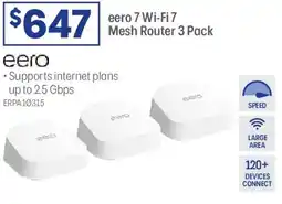 Officeworks Eero 7 wi-fi 7 mesh router offer
