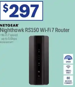 Officeworks Netgear nighthawk rs150 wi-fi 7 router offer
