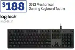 Officeworks G512 mechanical gaming keyboard tactile offer
