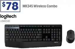 Officeworks Mk345 wireless combo offer