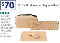 Officeworks On the go mouse and keyboard offer