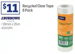 Officeworks Recycled clear tape offer