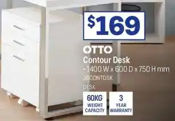 Officeworks Contour desk offer