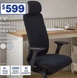 Officeworks Electra ergonomic office chair offer