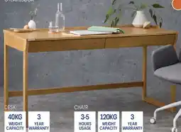 Officeworks Larsson 2 drawer desk offer