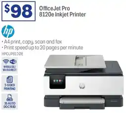 Officeworks Officejet pro 8120e inkjet printer offer