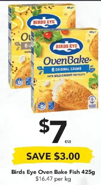 Drakes Birds Eyes Oven Bake Fish 425g offer