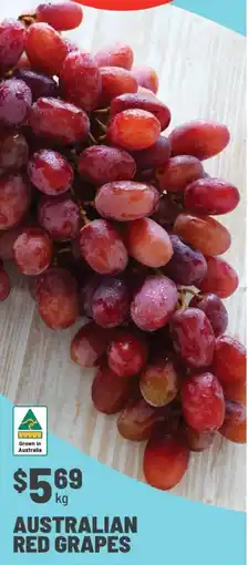 IGA Red grapes offer