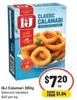 IGA Calamari offer