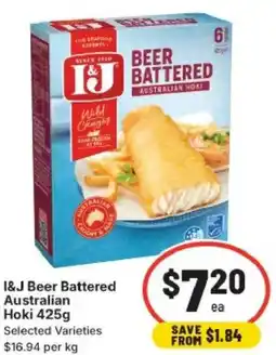 IGA Beer Battered Australian Hoki offer