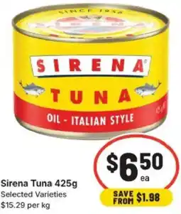 IGA Tuna offer