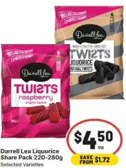IGA Liquorice Share Pack offer