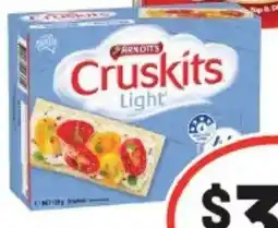 IGA Cruskits Crispbread , Jatz or Savoy 225g Selected Varieties offer