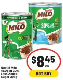 IGA Milo or 30% Less Added Sugar offer