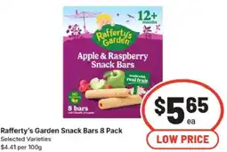 IGA Rafferty's garden snack bars & pack selected varieties offer