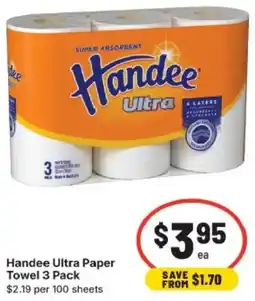 IGA Paper Towel offer