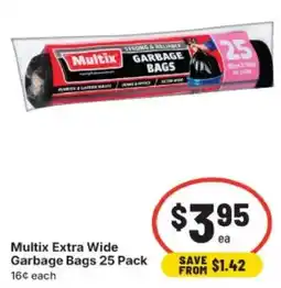 IGA Extra Wide Garbage Bags offer
