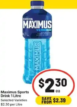 IGA Sports Drink offer