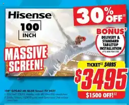 The Good Guys Hisense offer