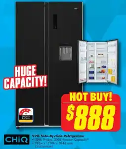 The Good Guys Chiq fridge, freezer capacity offer