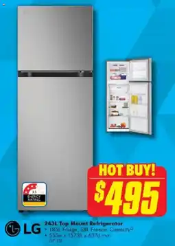 The Good Guys Top mount refrigerator offer