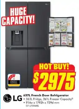 The Good Guys French door refrigerator offer