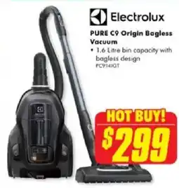 The Good Guys Electrolux pure c9 origin bagless vacuum offer