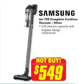 The Good Guys Samsung jet complete cordless vacuum - silver offer