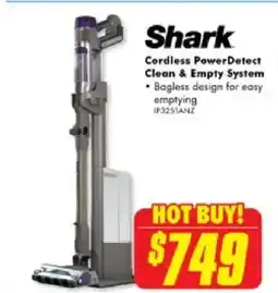 The Good Guys Shark cordless powerdetect clean & empty system offer