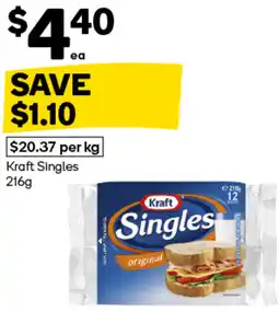 Woolworths Kraft singles offer