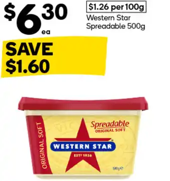 Woolworths Western star spreadable offer