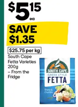 Woolworths South cape fetta offer