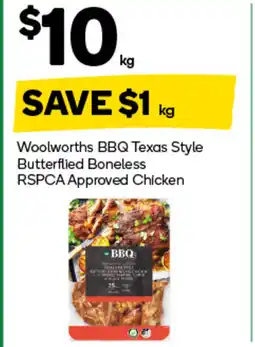 Woolworths Woolworths bbq texas style butterflied boneless offer