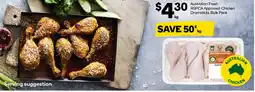 Woolworths Australian fresh rspca approved chicken drumsticks bulk pack offer