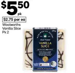 Woolworths woolworths vanilla slice offer