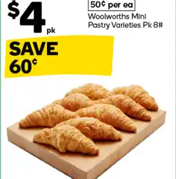 Woolworths Woolworths mini pastry varieties offer