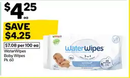 Woolworths Waterwipes baby wipes offer